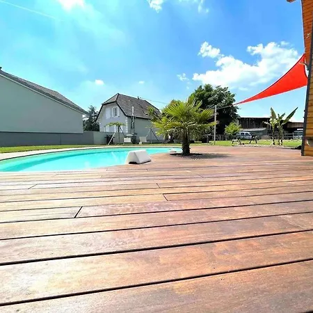 Dom wakacyjny Charme Et Detente Avec Piscine Proche De Mulhouse